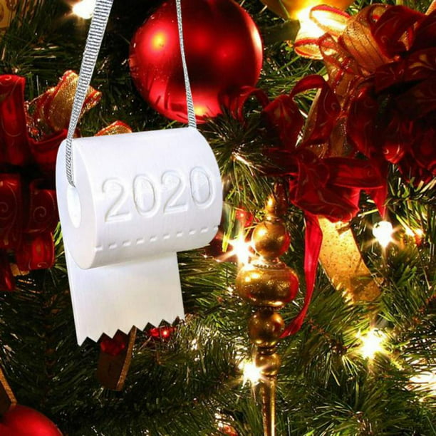 Toilet Paper Christmas Tree Ornament Christmas Gift Christmas Ornament 2020 Christmas Gift 2020 New Year Gift 2021